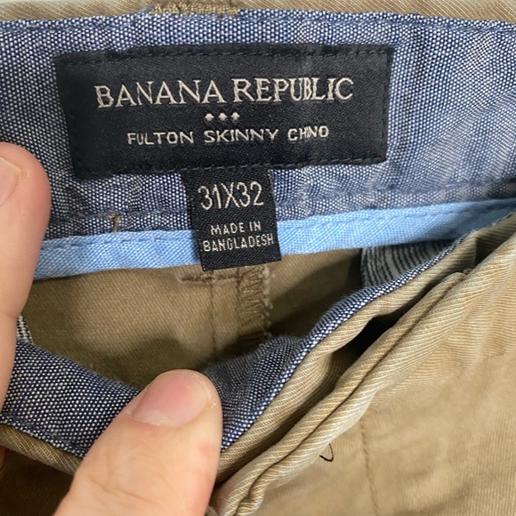 Banana Republic Fulton Skinny Chinos Size 31x32 - Picture 4 of 4